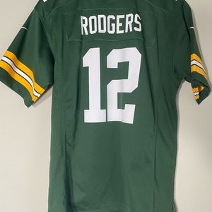 Nike On Field Packers 12 Rodgers Youth Large (14-16) Jersey